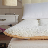 加厚保暖羊羔绒榻榻米床垫床褥子学生1.5/1.8m单人双人床护垫垫被