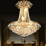 简约欧式餐厅吊灯圆形 客厅走廊过道玄关饭厅灯led小吊灯水晶灯具