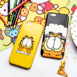 情侣加菲猫iPhone6手机壳硅胶苹果6plus保护套全包6s超薄磨砂软壳