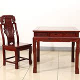 红木餐桌 非洲酸枝木四方桌 一桌四椅 正方形桌子 全实木厂家直销