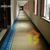 传统古典中式风格蓝色酒店别墅专用走道走廊手工腈纶满铺安装地毯