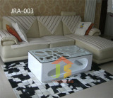 巴西进口奶牛皮方形格子黑白颜色搭配牛皮拼接地毯客厅10cm*10cm