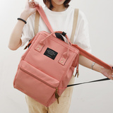 2016新款韩版帆布双肩包女男休闲旅行大容量背包中学生书包电脑包
