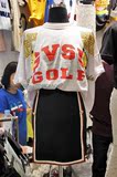 韩国代购女装Denise-D女士字母宽松短袖T恤均码