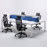简约现代办公家具屏风办公桌椅四人位六人职员桌员工卡位电脑桌子