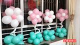包邮立柱路引生日派对开业装饰商场布置婚房婚礼装饰气球立柱路引