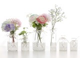 韩式宫廷风玻璃蕾丝小花瓶 插花 水培花器摆设 餐厅卧室桌面花艺