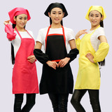 厂家批发围裙定做广告围裙可印字logo厨师餐厅服务员diy韩版围裙