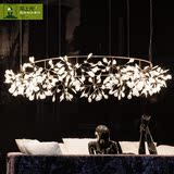 萤火虫树枝灯北欧创意个性设计灯后现代简约客厅餐厅艺术叶子吊灯