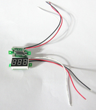 三线0-100V直流电压表0.36寸数显可去小数点可改成白光烙铁温度表