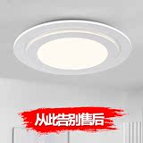 led吸顶灯具 客厅卧室超薄温馨创意圆形现代简约大气调光客厅灯饰