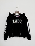 lalabobo春季新款女装翅膀卫衣套装-上衣