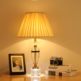 简欧现代简约装饰水晶台灯客厅书房卧室婚庆创意欧式调光LED台灯