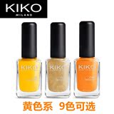代购意大利KIKO彩妆方管指甲油美甲持久多色牛尔老师推荐黄色系