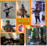充电电动电动玩具枪声光语音儿童玩具男2-3岁音乐小孩冲锋枪套装