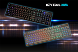 keycool凯酷七彩背光电竞游戏机械键盘  104黑轴青轴黑轴茶轴RGB