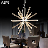 led吊灯简欧吧台创意个性时尚亚克力咖啡厅餐厅客厅卧室工业灯具