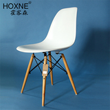 霍客森伊姆斯椅Eames简约实木脚餐椅子休闲洽谈椅特价现代靠背椅
