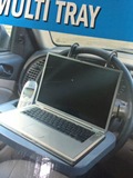汽车方向盘电脑架小轿车子车内专用托盘可折叠电脑桌汽车用品超市