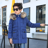 2016新款冬季儿童羽绒服反季特价正品男童中长款加厚保暖外套韩版