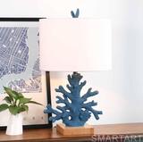 珊瑚台灯简约现代高档时尚北欧宜家创意外贸客厅书房卧室台灯