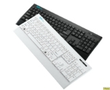 富德K5无线巧克力键帽笔记本游戏超薄单键盘黑白色包邮