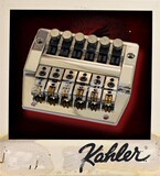 正品美国Kahler电吉他固定拉弦板琴桥无需开孔 吉他配件 银色4330