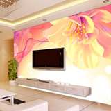 特价定制大型壁画 黄色温馨花卉客厅卧室墙纸 电视背景墙壁纸C238