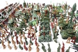 二战小兵人玩具军事部队战争模型军事基地塑料兵团小兵人套餐男孩
