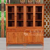 金楠红木家具非洲花梨实木明式上下书柜中式仿古明清古典储物书架