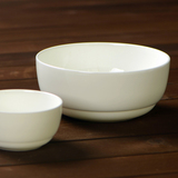 纯白色骨质瓷唐山骨瓷陶瓷碗 4.5寸7寸韩碗饭碗面碗汤碗圆碗 无铅