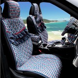 奥特莱芙爱琴海 2014新款夏季女士亚麻四季通用可爱汽车坐垫座套