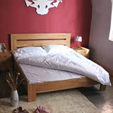 道奇家具实木日式现代北欧风格简约 橡木双人床小户型新婚床特价