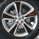 雪佛兰TRAX创酷轮毂贴专用轮圈碳纤维贴纸盖轮改装装饰保护车轮贴