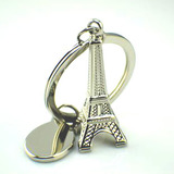 创意礼品仿真法国埃菲尔铁塔小挂件旅游纪念品定制LOGO刻字钥匙扣