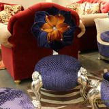 时尚休闲欧式沙发椅 新古典椅子 玫瑰花金色脚 古典单椅 梳妆椅