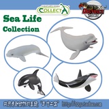 Collecta我你他仿真海洋动物模型玩具幼(小) 白鲸虎鲸杀人鲸鲸鱼