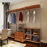 NIMO简易衣柜步入式衣柜整体衣橱宜家组合定制开放式衣帽间定做