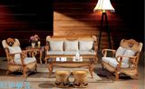 热卖印尼藤家具藤椅组合沙发客厅办公组合休闲藤沙发茶几七件套