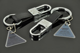 新款金属欧美达 高档皮质+钥匙扣3605 简约方便可定制LOGO