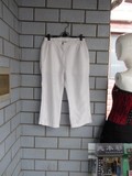 外贸欧美原单prince品牌女式白色休闲裤运动裤样衣孤品