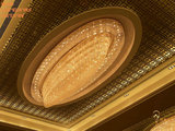 酒店大厅水晶灯 大型宴会厅工程吸顶灯 会所灯具厂家订做会议室灯
