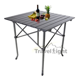 轻装行折叠铝桌 超轻便携带户外折叠野餐桌休闲广告桌烧烤桌茶桌