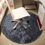 客厅卧室高档丝毛加密韩国丝地毯 圆型电脑椅垫 90*90 120*120