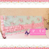 韩式公主田园花色 床头罩 防尘罩 床头套全棉定做布艺 床头盖布