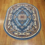 izqilar安淇拉 土耳其进口椭圆形地毯圆地毯 真丝和羊毛线材 特价