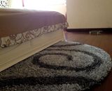 多艾佳高档卧室地毯床边毯 椭圆形欧式时尚客厅茶几毯房间床前垫