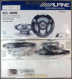 ALPINE阿尔派SCL-6000 高档6.5寸同轴喇叭低音喇叭低音单元扬声器