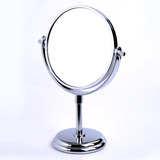 特价包邮 超大号 圆形双面化妆镜 梳妆镜 镀金属放大 折叠镜子531