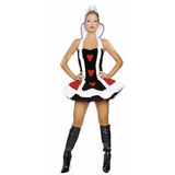 Halloween万圣节白雪公主扑克红心女王装贵族皇后游戏ds舞台服装
